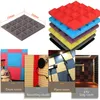 25x25x5cm Acoustic Foam Treatment Sound Proofing Sound-absorbing Noise Sponge Excellent Sound Insulation Soundproof wall sticker1224U