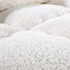 Quilts Baumwoll-Patchwork-Bettdecken, australische Lammwolle, warme Bettdecke, Kamel-Steppdecke, dicke warme Bettdecken, Winter-Bettdecke, Patchwork298c