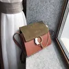 Designer handväska handväska klassisk dam mocka crossbody väskor med cirkel ring dekoration lyx designer kvinnor axelväska