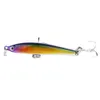 Newup 8 sztuk Minnow Fishing Lure Laser Twardy Sztuczne Przynęty 3D Oczy 5 CM 3.4G Węgle wędkarskie Crankbait Minnows