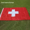 Aerlxemrbrae drapeau suisse 100% polyester Drapeau Suisse Drapeau 3x5 pi 90 X 150cm