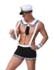 MOONIGHT New Men Sexy Sailor Costume Hot Erotic Sexy Slim Fit Seaman Uniform Carnival Festival Halloween Male Costumes