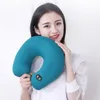 Electric 6mode Ushaped travel cushion pillow neck massager vibration cervical pillow massage relaxing family car9905680
