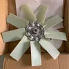 Ventilateur de refroidissement en plastique avec 9 pales 1614928500 (1614 9285 00) pour compresseur d'air à vis AC