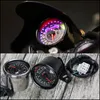 GN Retro motorcycles custom universal mini Stainless steel mechanical odometer speedometer mash