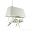 Vogels hanglampen vintage lamp hars vogel stof lampenkap voor keuken verlichting eetkamer retro loft hanglamp