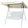 Envío gratis Ventas al por mayor gran oferta Patio Beige reemplazo columpio dosel sombra 194x112cm