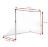 1pcs 126x45x71cm Kids Mini Football Gate Mål Post Net Ball Pump Fotbollsdörr Utomhus ABS Sport Match Training Toy