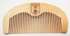 Groothandel Dichte Tanded Peach Wood Comb Advertentiegeschenken Accepteer gratis letters en markering SZ181 7.30