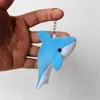 50PCS Lot 10 cm Dolphin Blaki Mini pluszowe poduszki Pierścień Key Pierścień na urodziny imprezę dla dzieci Party Favors Modna Łańcuch kluczy 264T