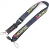 ¡NUEVO! Estilo AKRAPOVIC Logo Lanyard Celular JDM Reajuste Racing Car Llavero ID Holder Correa de cuello móvil con liberación rápida