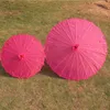 Dance Umbrellas White Pink Parasols Chinese Colored Fabric Umbrella Japanese Silk Props Monogrammable WLL1495