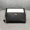 Men leather Short wallets fashion men wallets bee Long black purse bee short purse Credit Card High quality Card Holders