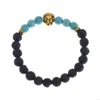 Natural stone bracelet men and women essential oil diffuser yoga fashion popular wrist jewelry