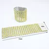 Servet ringen hotel stoel sjerp Diamond mesh wrap servet gesp voor bruiloft receptie Party tafel decoraties levert DH0593