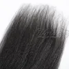 Moğol Doğal Siyah 1g Strand 100g Keratin Fusion Ön Gümrük Kinky Düz İşlenmemiş ben İpucu Remy Virgin İnsan Saç Uzantıları