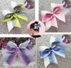 NOUVEL ARRIVÉE Argent Glitter Ombre Cheer Bow Cheerleading Dance Hair Bow 7.5inch cheveux arc avec pince crocodile Accessoires pour cheveux 20pcs