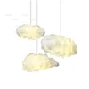 Lámpara colgante de nube creativa, luz de suspensión de algodón de PVC, para Hotel, sala de estar, mesa de comedor, habitación de niños, tienda de guardería, iluminación de centro comercial