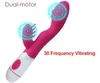 30 Speed ​​Dual Dildo Vibrators 여성을위한 강력한 토끼 진동기 섹스 토이 G-Spot Vagina Massager Clitoris 자극기 에로틱 장난감