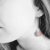 Moda Żywica Kamień Kolczyki Druzy Drusy Kolczyki Dla Kobiet Złoto Platerowanie Okrągłe Okrąg Kształt Ear Best Jewelry Prezenty
