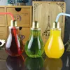 Melk theeglas of plastic gloeilamp waterfles 100ml - 500 ml drinken vruchtensap thee lek - proof containers lamp bulb fles