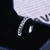 Moda Spersonalizowany Inspirujący Pierścień Letter Keep Fucking Chodzenie 925 Silver Ring Gifts dla kobiet Rozmiar 6 7 8 9 10