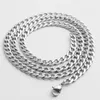 24 '' 30''60cm 3 mm breedte 316L roestvrij staal vierkante parel Rolo ketting drijvende medailleg hanger ketting zilvergoud zwart heren ketting sieraden