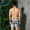 Summer Boy Surfboard Garnitury Mężczyźni Szybkie Suche Kufnięcia Surfing Kreatywny Bokserki Maillot De Bain Beach Nosić New Fashion