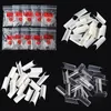 500PCS C Curved Natural Clear White French Nail Tips UV Gel Ultra Flexible Fake Nail Art False Nails High Quality Unhas Nagel