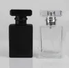 Bouteilles de pulvérisation de parfum portables en verre noir clair de 30ml, conteneurs cosmétiques vides avec atomiseur pour voyageur, offre spéciale