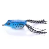 Hengjia 10st / Lot Topwater Fishing With High Carbon Soft Groda Bait 5.5cm 8g Färskvatten Bass Walleye Crappie Minnow Fiske Lure Partihandel