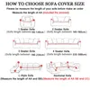 Printing Sofa Cover Spandex Modern Elastic Polyester Couch Sofa Slipcovers Chair Furniture Protector Living Room 1/2/3/4 Seater