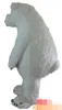 Custom White polar bear mascot costume fancy carnival costume Adult Size free shipping