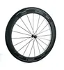 700C 60mm Diepte Weg Carbon Wielen 25mm Width Road Bike Clincher / Buisvormige Carbon WheelSet U-vorm RIM UD Matte Finish U Vorm RIM