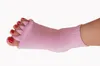 1 par de meias separadoras do Fivetoed Hallux Valgus Corrector Capsule Capsule Cuidado de Cuidado de Pé Correção Ortopédica Meias