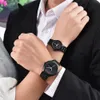 Benyar 커플 시계 세트 방수 전체 강철 패션 캐주얼 남성 시계 최고 브랜드 럭셔리 비즈니스 남성 석영 시계 시계
