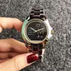 Fashion M crystal design Brand Watches women's Girl Metal steel band Quartz Wrist Watch M77