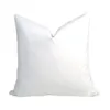 18x18 pouces uni blanc taie d'oreiller en coton blanc taie d'oreiller en coton blanc housse de coussin en toile de coton blanc