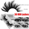 30mm 3D Mink rzęsy 100% Soft Mink Włosy fałszywe rzęsy Wispy Fluffy Lashes Eye Makeup Tool Dramatyczny Volumn Strip Handmade Mink Rzęsy
