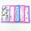 12PCS 28 * 28CM Color Tooth Side Printing Ladies Handkerchief Lotus Leaf Small Handkerchief Square Scarf Cotton Crescent Side