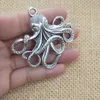 Fashion Antique silver Deluxe Octopus Charm Collection Necklace pendant 18mmx33mm for Bracelets Earring DIY Charm 40pieces/lot