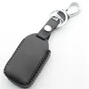 FLYBETTER Echtes Leder 2 Tasten Keyless Entry Smart Key Case Cover für Honda Accord/CRV/Fit/Jazz/Civic Auto Styling L400