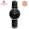 Relógios masculinos de luxo em aço inoxidável traseiro à prova d'água com data automática limitada relógio de alta qualidade movimento Miyota couro moda JAL-030267y