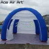 Custom 6m Diâmetro Air Balão de ar tenda de aranha inflável com 4 vigas e portas com zíper/cortinas Marquee de cúpula para comércio/promoção ao ar livre