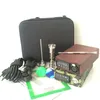 Quarz eNail Electric Dab Nail Box Kit Quarz TI Titan e Nail Carb Cap 14 18 MM männlicher Temperaturregler Rig Glasbongs