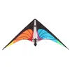 180x80cm Outdoor Fun Sports Dual Line Stunt Aquilone / Power Kites Buon volo con maniglie D-Shape Linee da 30 metri