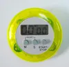 Elettronica rotonda Timer per il conto alla rovescia Allarme Timer da tavolo digitale Gadget da cucina per la casa Strumenti di cottura Calcolatrice Misuratore del tempo GGA2645