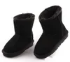 Brand Children Shoes Girls Boots Ankle Kids Children's Plush Warm Shoe