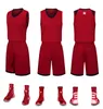 2019 nouveaux maillots de basket-ball vierges logo imprimé taille homme S-XXL prix pas cher expédition rapide bonne qualité rouge foncé DR004AA1n