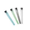Plastic King Size Doob Tube 115MM Smoking Roll Paper Joint Cone Vial Waterproof Airtight Smell Proof Rolling Papers Storage Sealin7190319